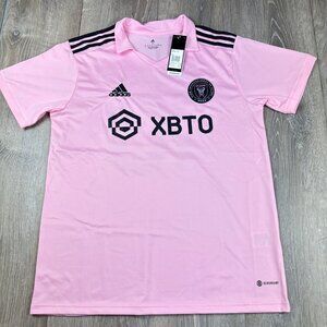 Men’s Adidas Inter Miami CF 22/23 Home Jersey Pink Soccer Size XL IB5026
